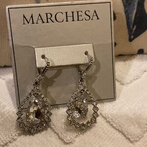 Marchesa Crystal Teardrop Earrings Nordstrom